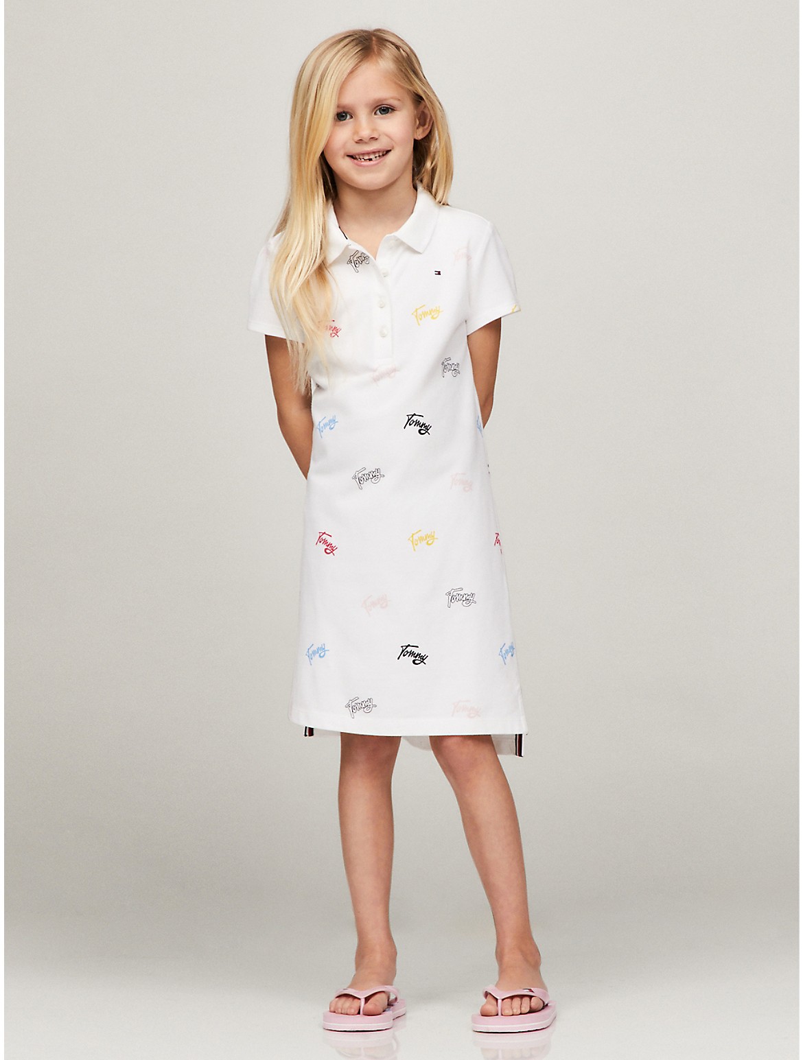 Tommy Hilfiger Girls' Kids' Tommy Stretch Pique Polo Dress