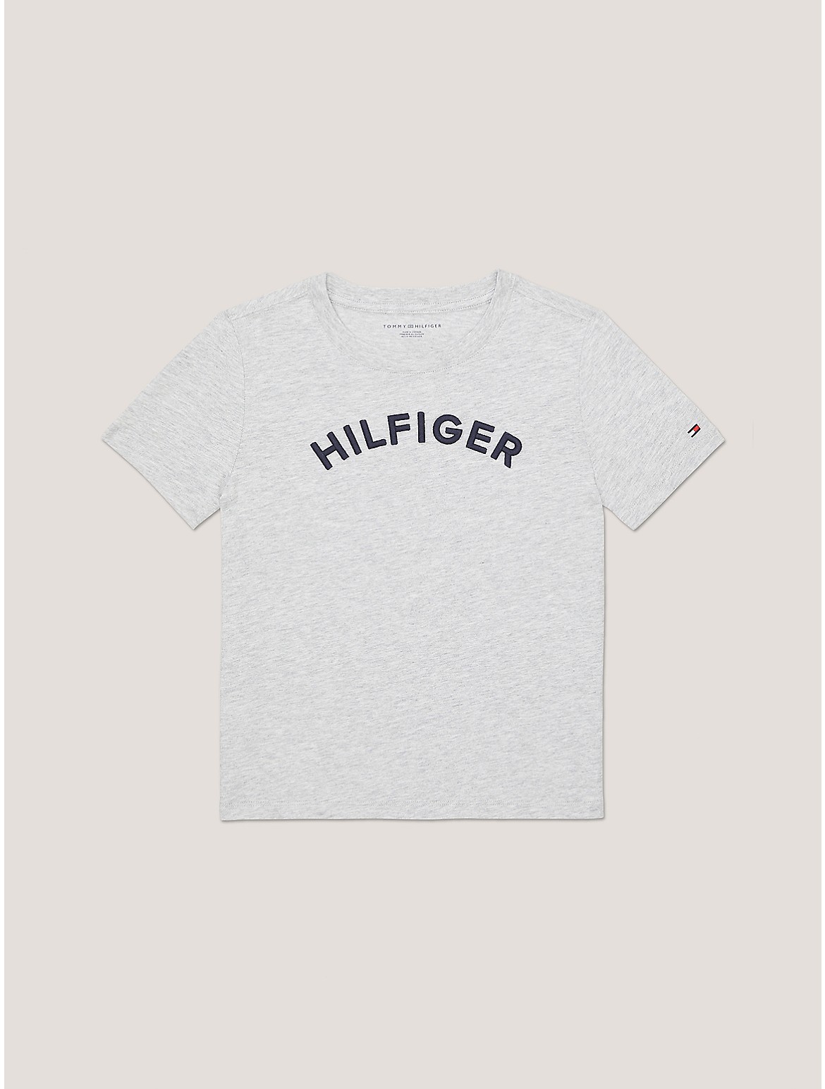 Tommy Hilfiger Boys' Kids' Embroidered Arched Logo T-Shirt