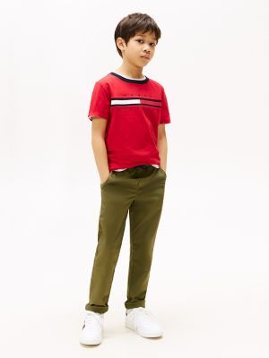 Kids' Flag Stripe Logo T-Shirt | Tommy Hilfiger