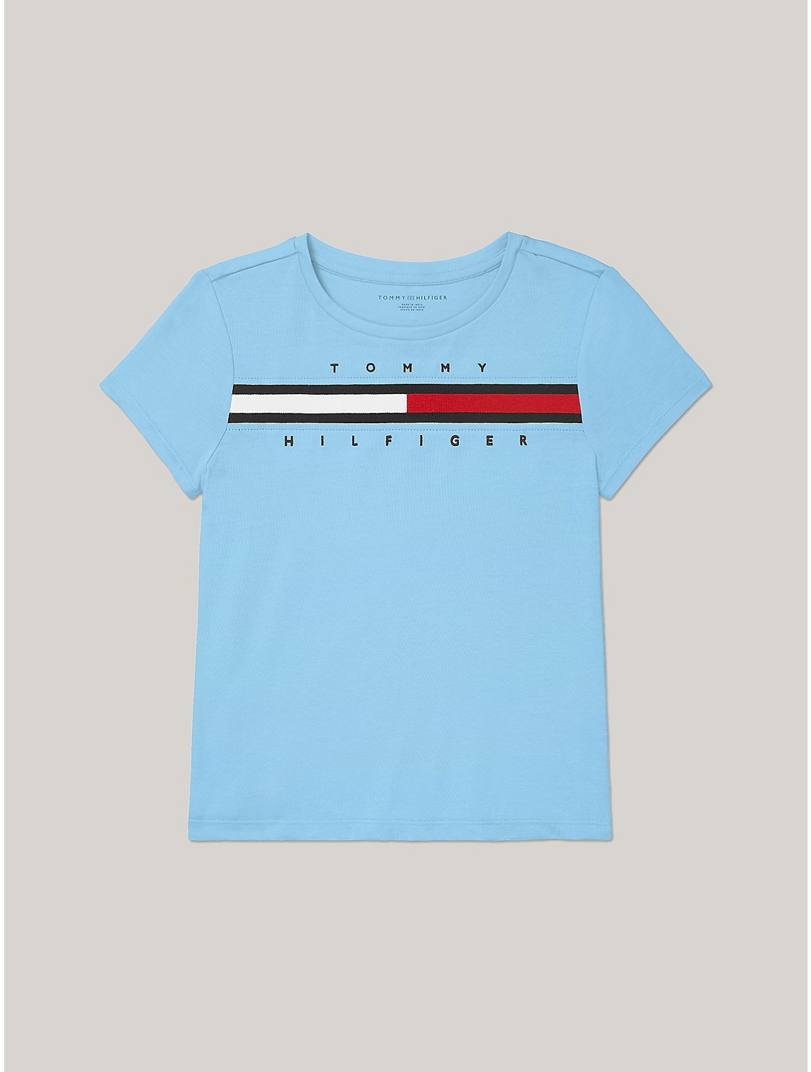 Tommy Hilfiger Girls' Kids' Flag Stripe T-Shirt