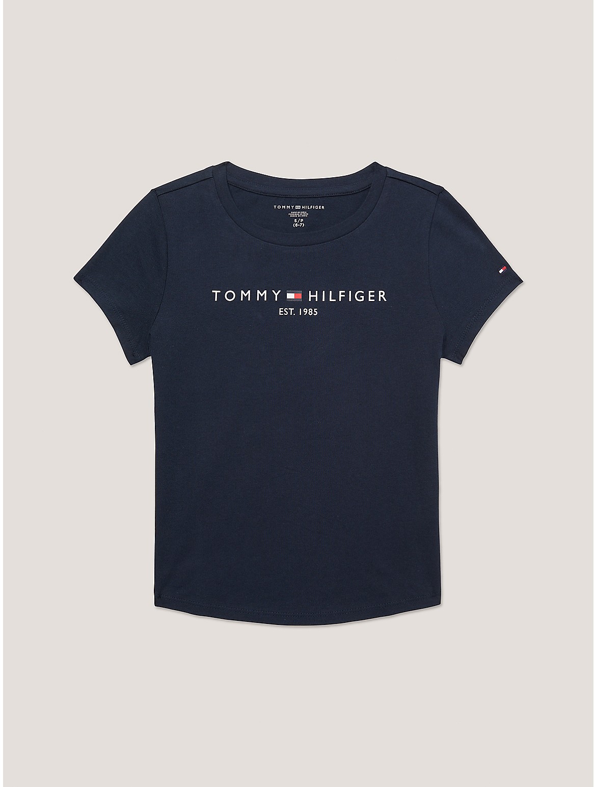 Tommy Hilfiger Girls' Kids' Hilfiger Logo T-Shirt