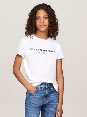 Kids Embroidered Tommy Logo T Shirt Tommy Hilfiger