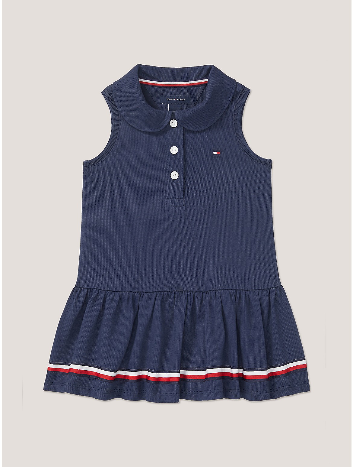 Tommy Hilfiger Girls' Babies' Sleeveless Stretch Polo Dress
