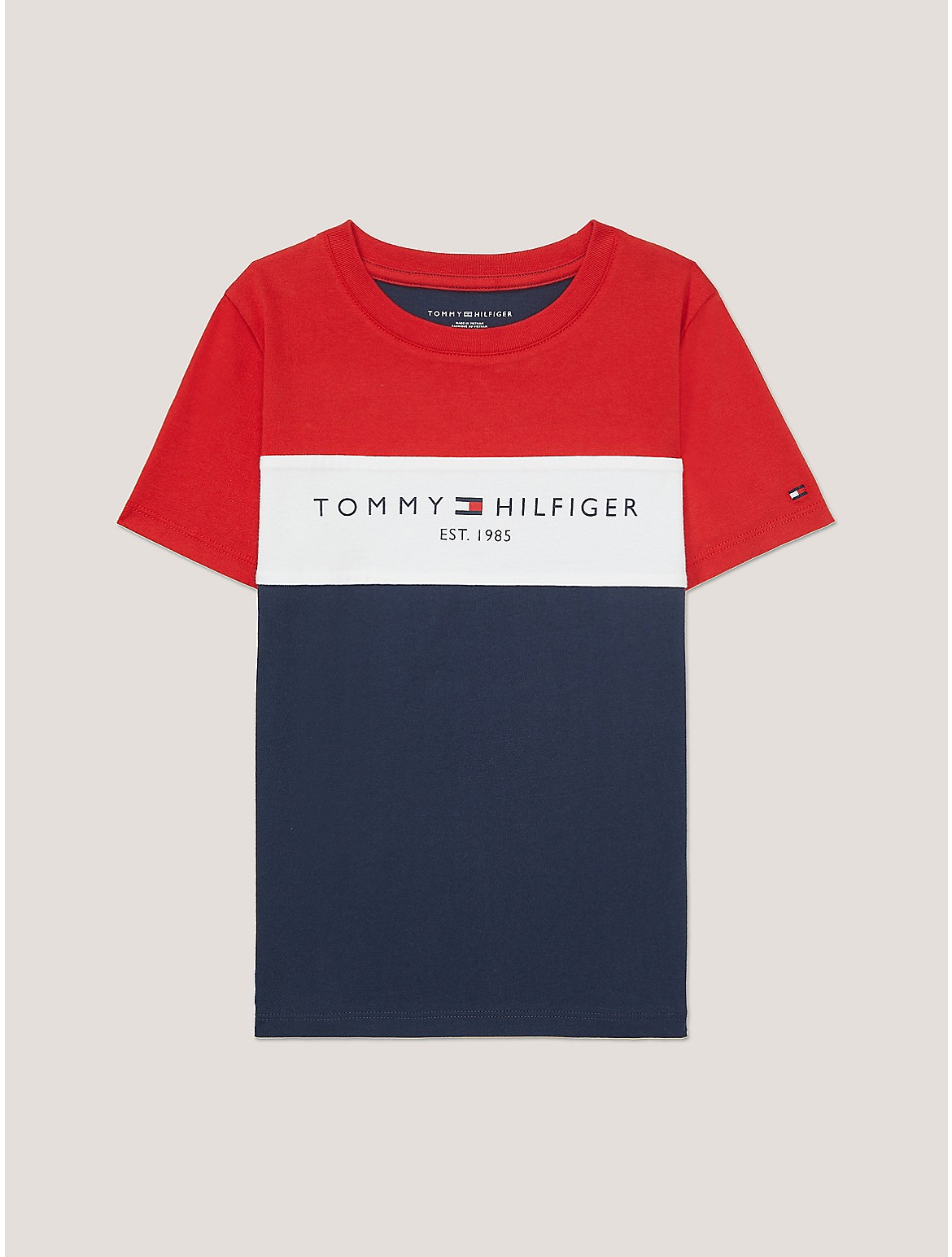 Tommy Hilfiger Boys' Kids' Colorblock Logo T-Shirt