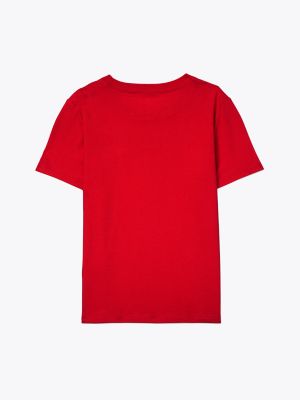 Kids' Tommy Logo T-Shirt, Primary Red