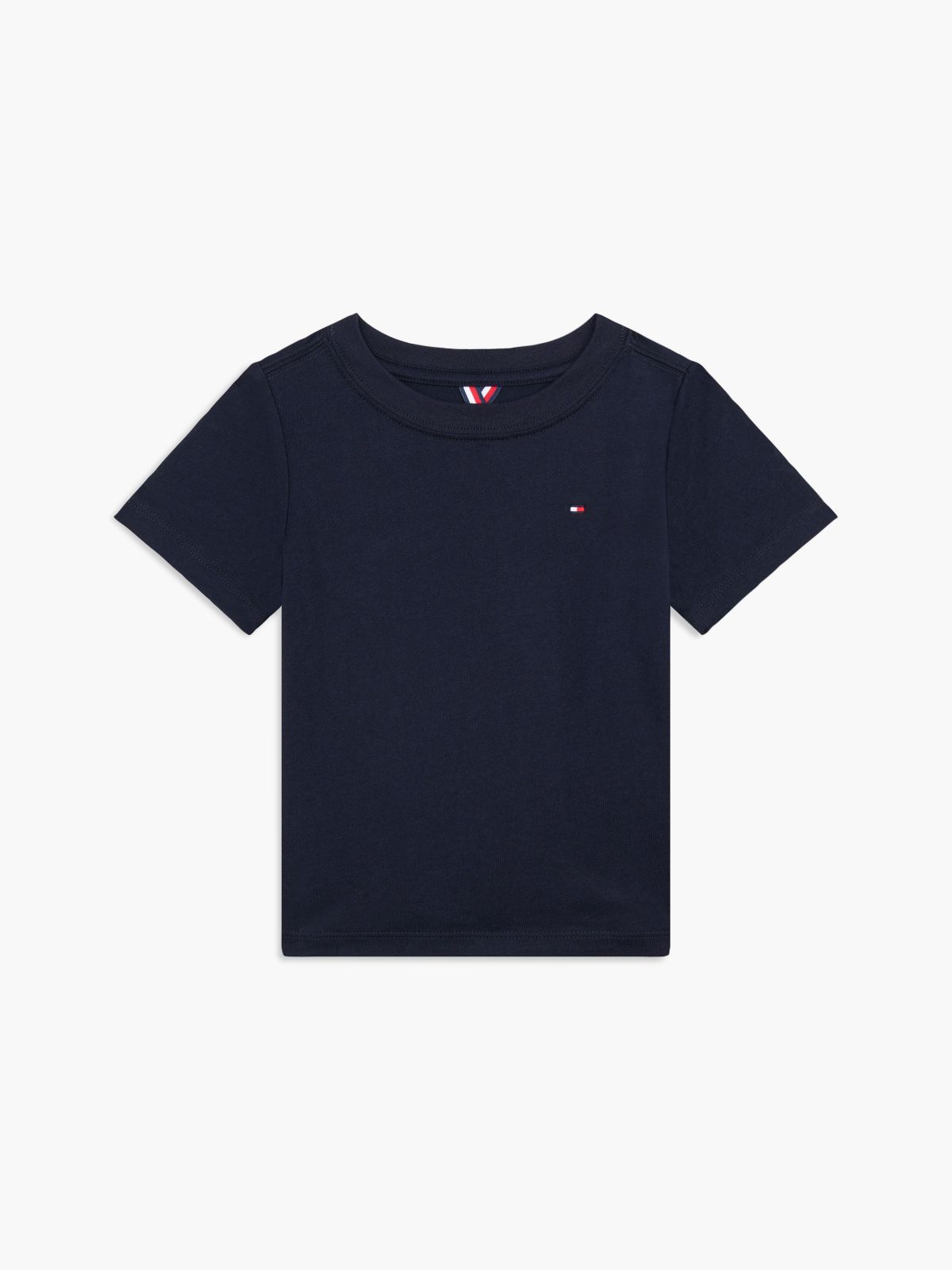 Babies' Flag Logo T-Shirt — Navy