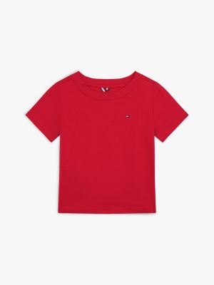 Babies' Flag Logo T-Shirt, Primary Red
