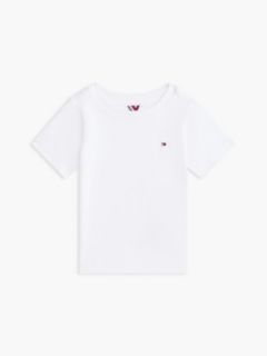 Babies' Flag Logo T-Shirt — Optic White 1