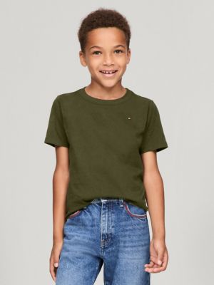 Kids' Everyday Crewneck T-Shirt, Army Green