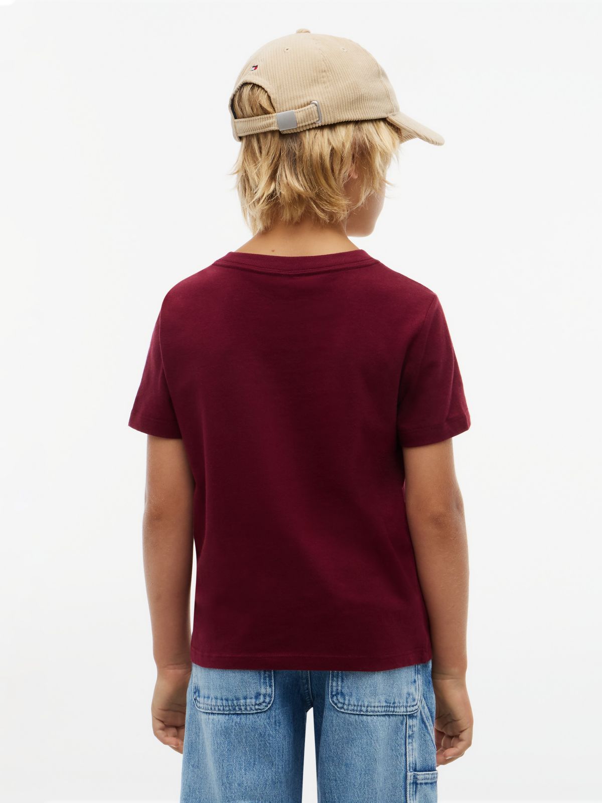 Kids' Everyday Crewneck T-Shirt — Burgundy