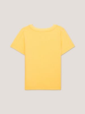 Babies' Flag Logo T-Shirt, Daisy Yellow