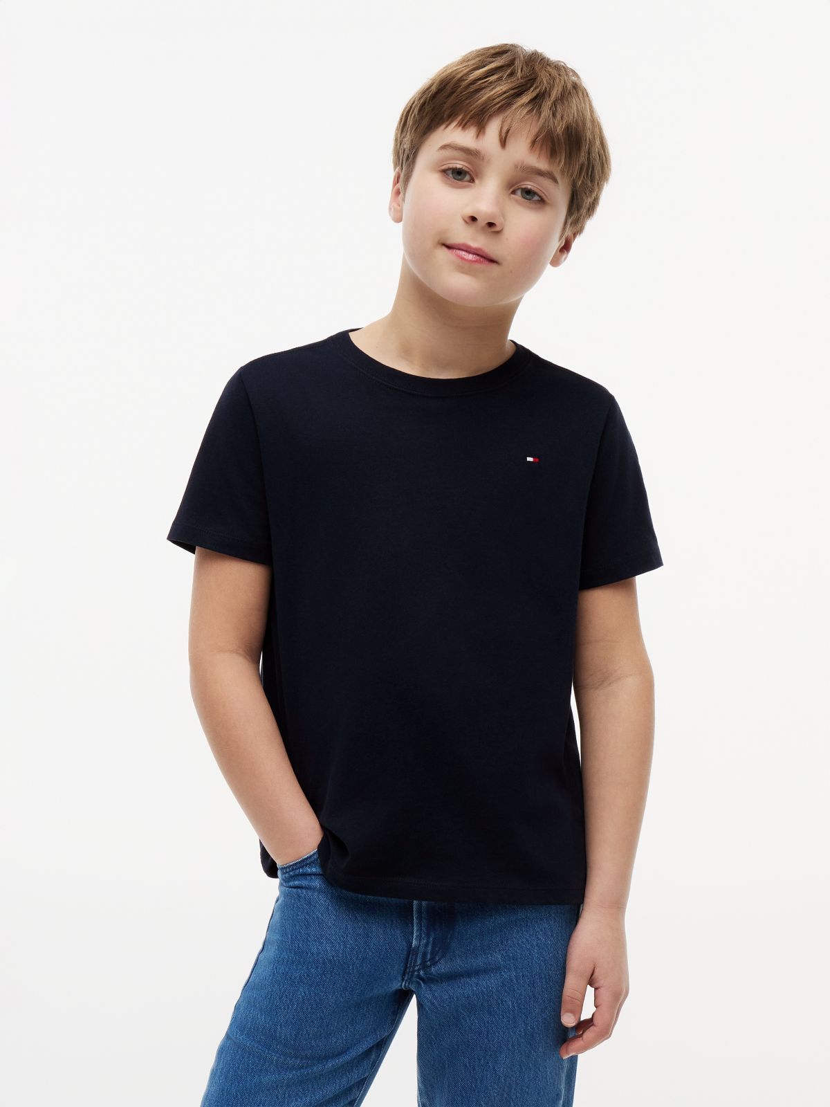 Kids' Everyday Crewneck T-Shirt — Navy