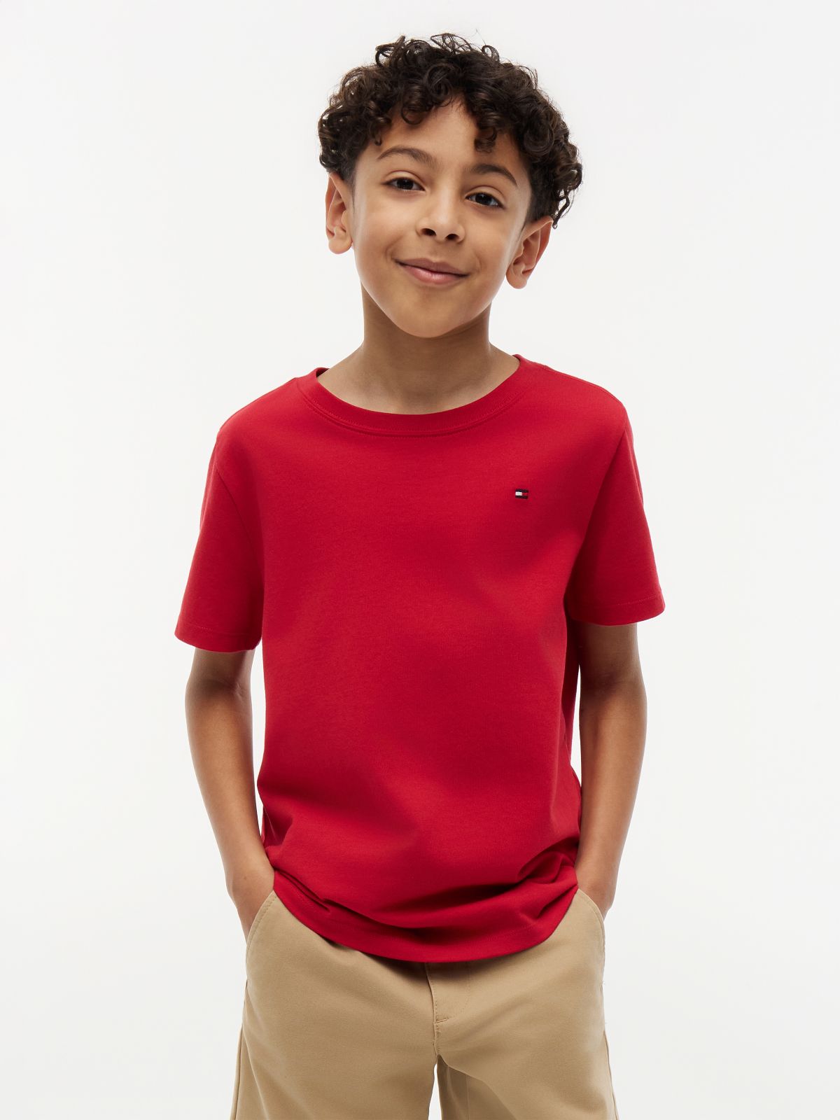Kids' Everyday Crewneck T-Shirt — Primary Red