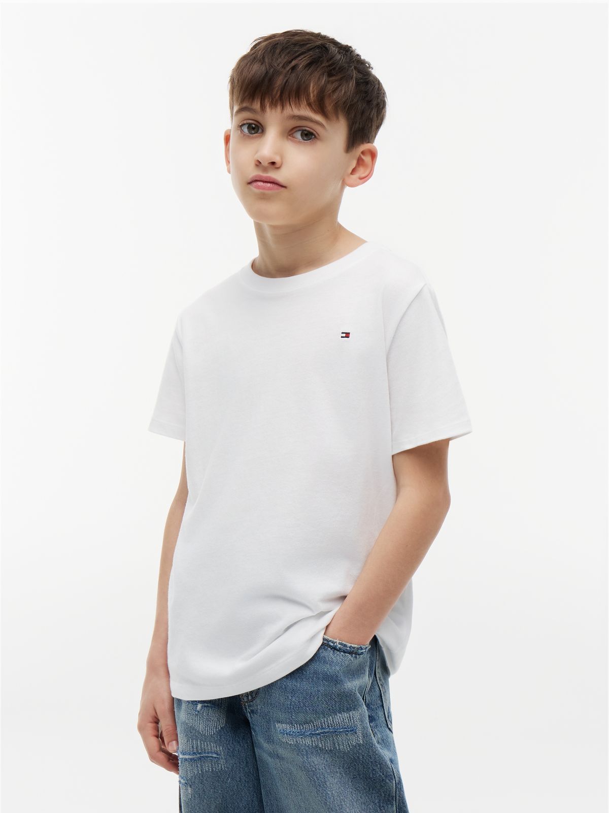 Kids' Everyday Crewneck T-Shirt — Optic White