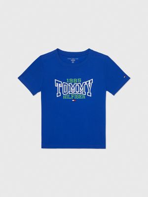 Kids' 1985 Varsity T-Shirt, Navy Voyage