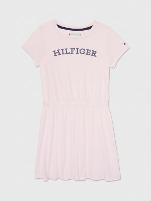 Kids Monotype Logo T Shirt Dress Tommy Hilfiger