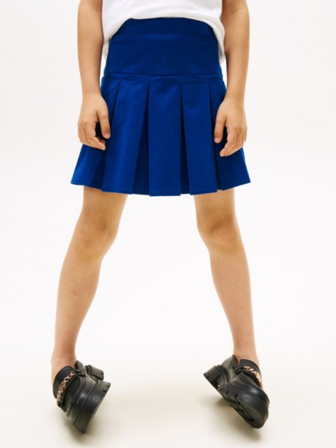 Tommy Hilfiger Kids' Solid Pleated Skirt