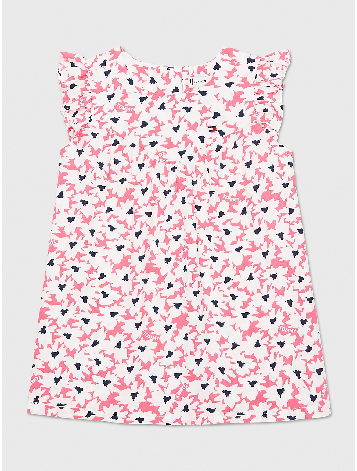 Tommy Hilfiger Girls' Kids' Tommy Floral Print A-Line Dress