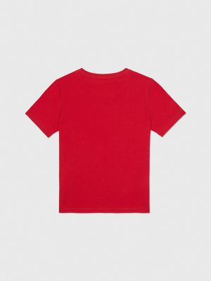 Kids' Circle Flag Logo T-Shirt, Primary Red