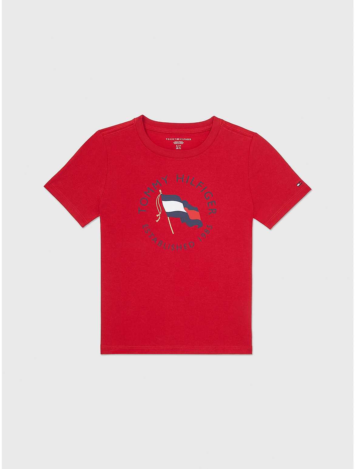 Tommy Hilfiger Boys' Kids' Circle Flag Logo T-Shirt