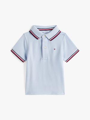 Babies' Tommy Wicking Polo, Breezy Blue