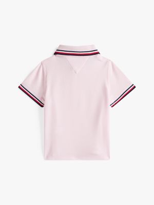 Babies' Tommy Wicking Polo, Light Pink
