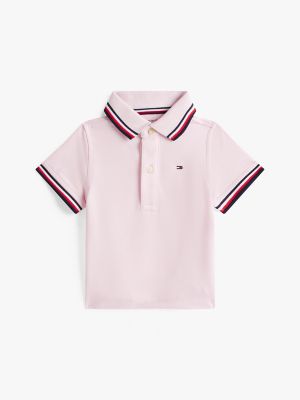 Babies' Tommy Wicking Polo, Light Pink