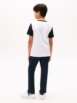 Kids' Colorblock Flag Stripe T-Shirt | Tommy Hilfiger