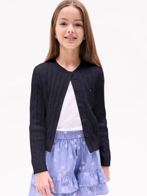 Kids Cable Knit Cardigan Tommy Hilfiger
