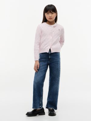 Детские кардиганы Tommy Hilfiger Kids' Cable Knit Cardigan — фото 2