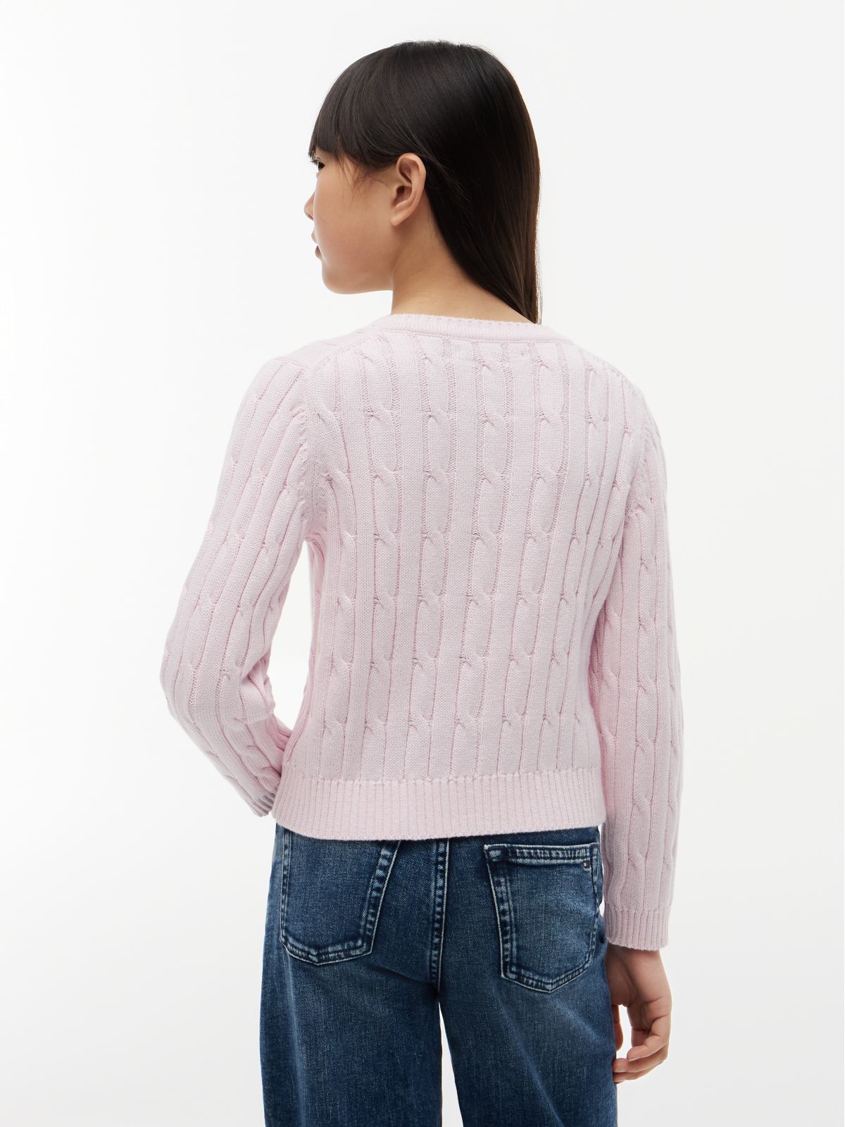 Kids' Cable Knit Cardigan — Ballerina