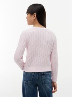 Kids' Cable Knit Cardigan — Ballerina 3
