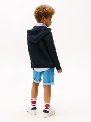 Kids' Hilfiger Logo Zip Hoodie | Tommy Hilfiger