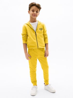 Kids' Hilfiger Logo Zip Hoodie, Sugar Sun