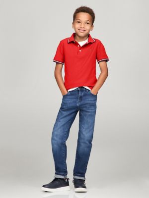 Kids' Tommy Wicking Polo, Fireworks