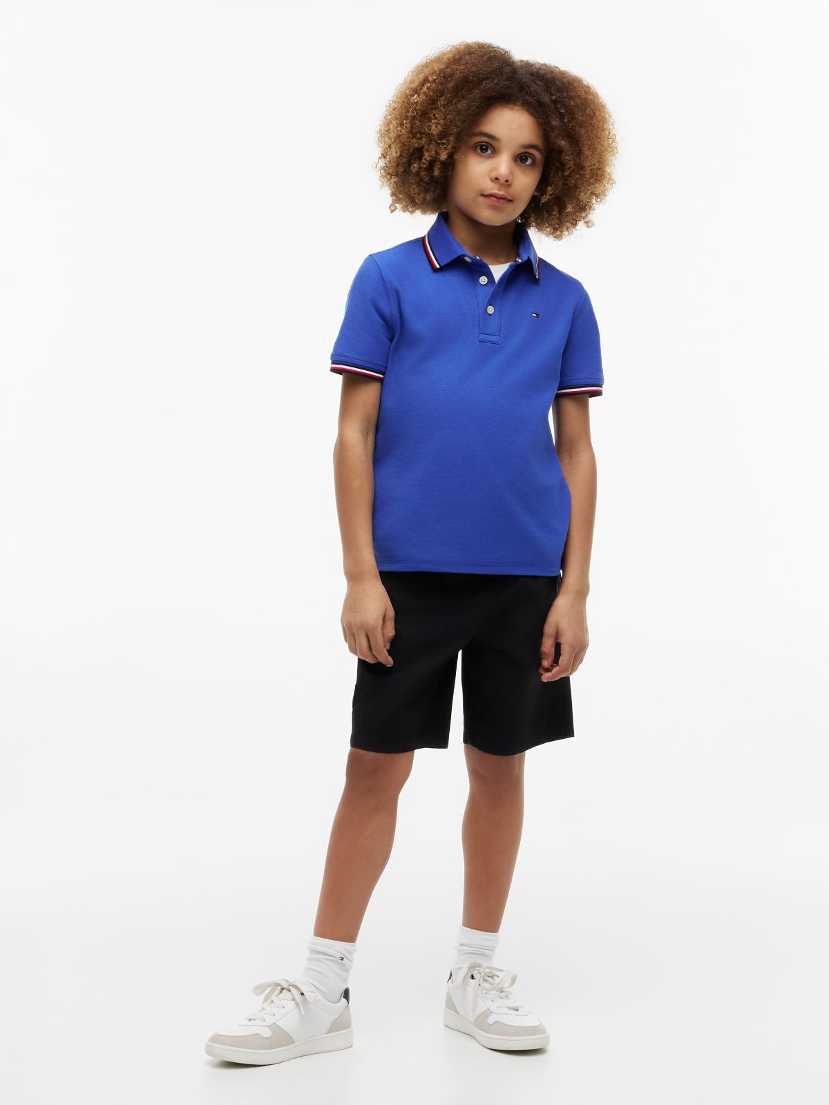 Kids' Tommy Wicking Polo — Noble Blue