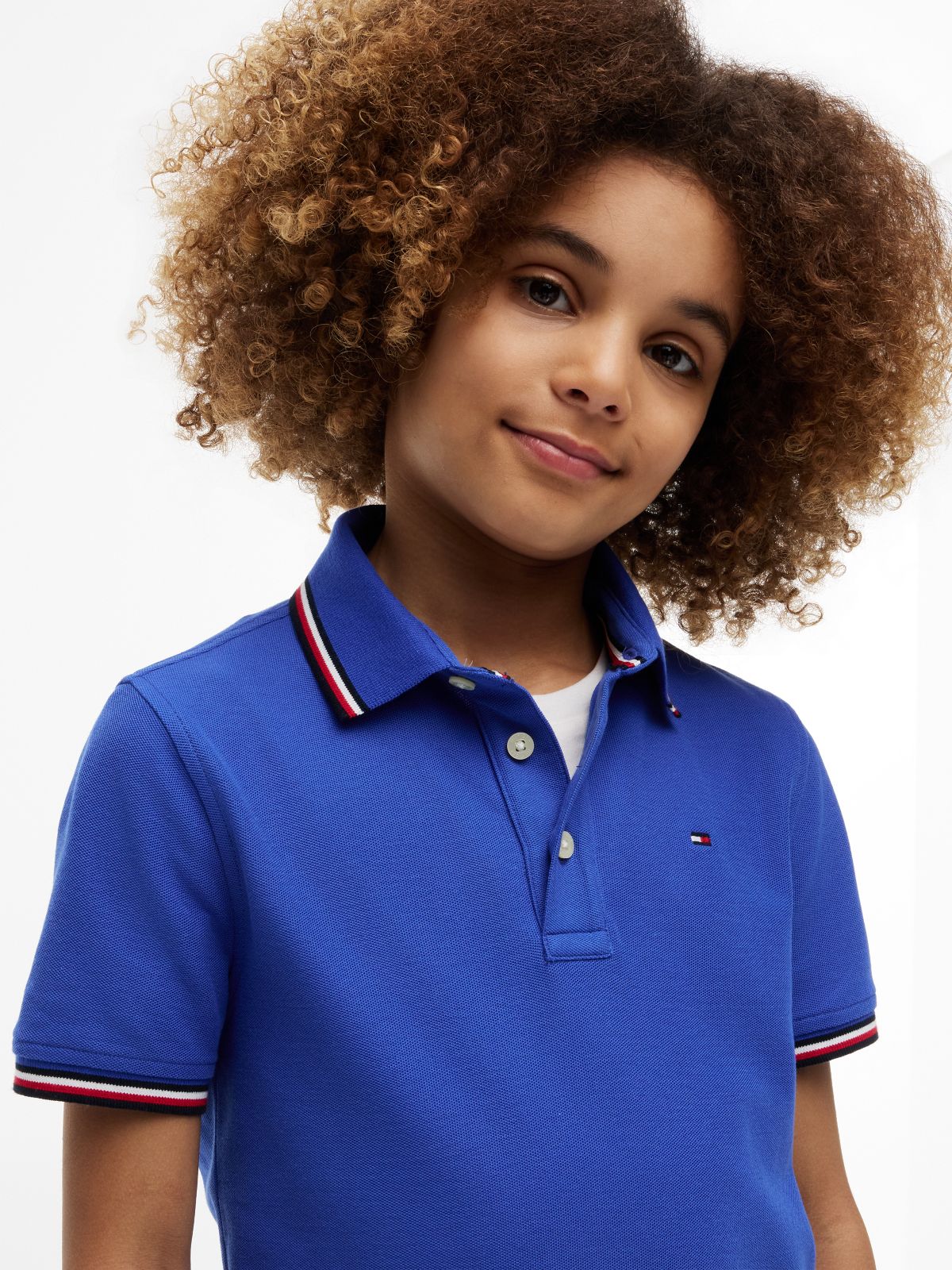 Kids' Tommy Wicking Polo — Noble Blue