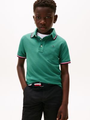 Kids' Tommy Wicking Polo, Green