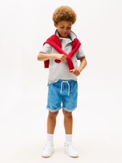 Kids' Tommy Wicking Polo — Grey Heather 2