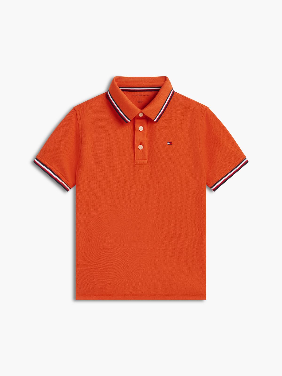 Kids' Tommy Wicking Polo — Brilliant Orange