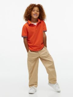 Kids' Tommy Wicking Polo — Brilliant Orange 2