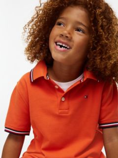 Kids' Tommy Wicking Polo — Brilliant Orange 3