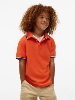 Kids' Tommy Wicking Polo — Brilliant Orange 1