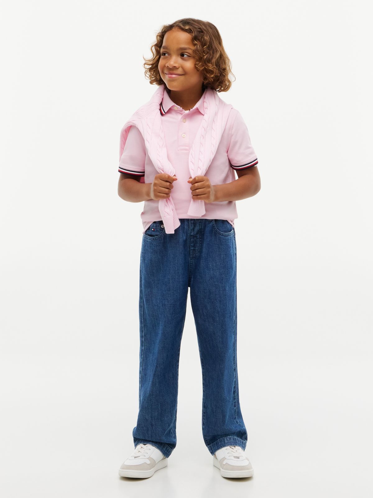 Kids' Tommy Wicking Polo — Ballerina