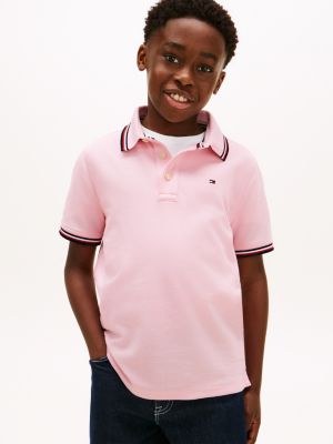 Kids' Tommy Wicking Polo, Ballerina
