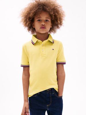 Kids' Tommy Wicking Polo, Citronella