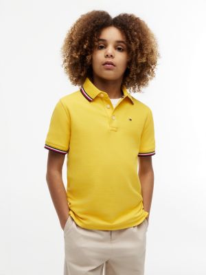 Kids' Tommy Wicking Polo, Sunshine