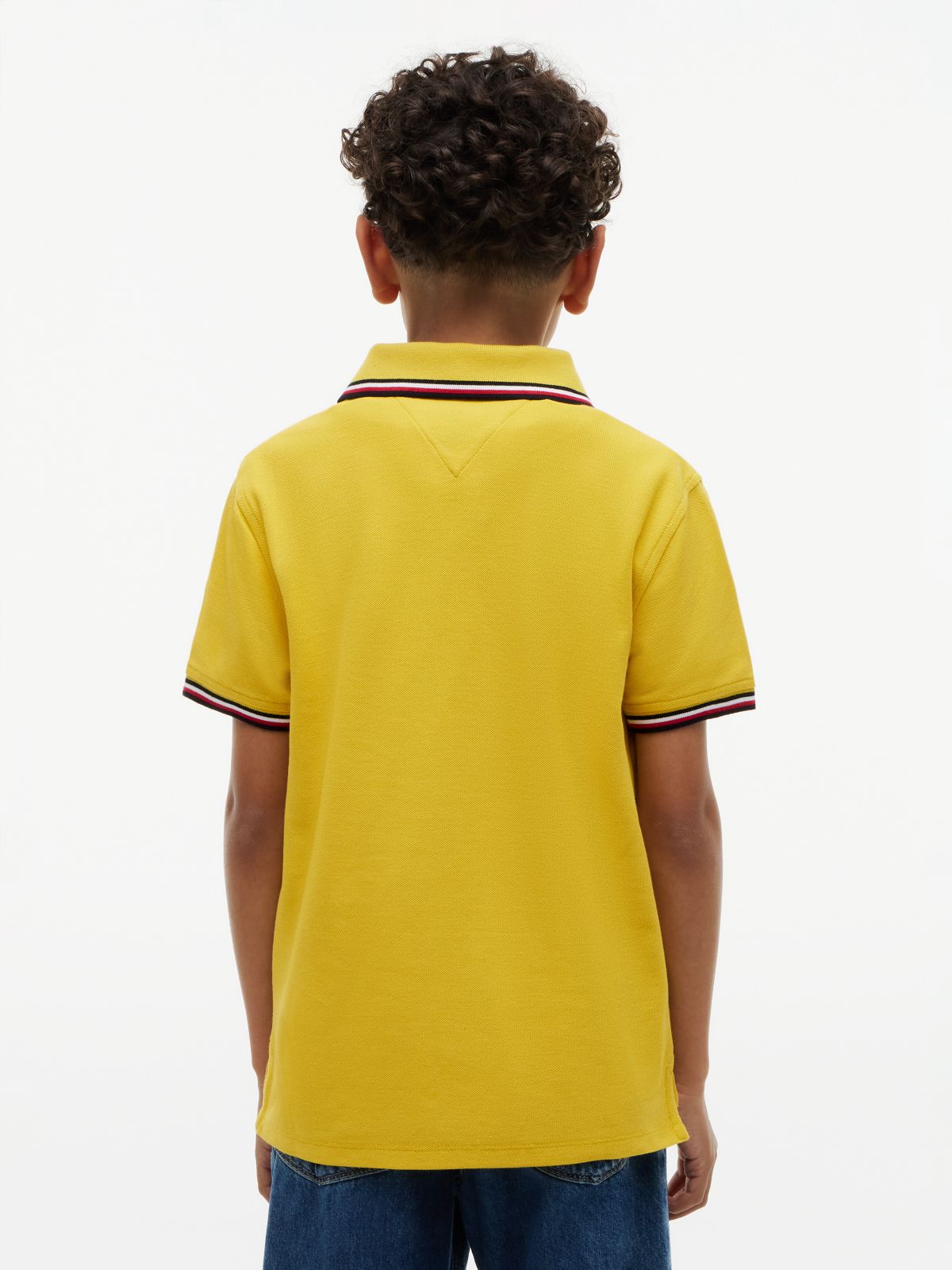 Kids' Tommy Wicking Polo — Morningside Yellow