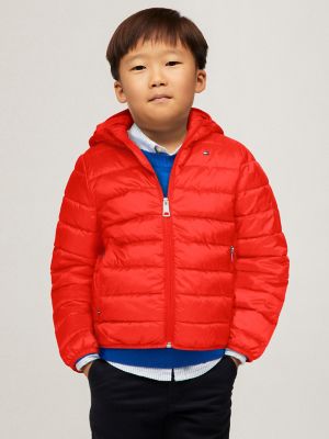 Kids Water Resistant Packable Jacket Tommy Hilfiger