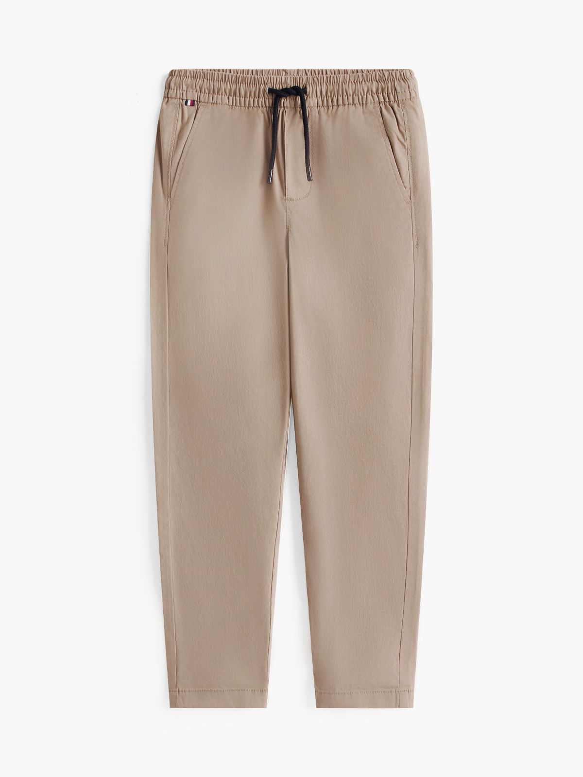 Kids' Paper-Touch Stretch Poplin Pant — Beige